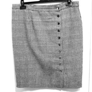 Pencil Skirt Prince of Wales Check